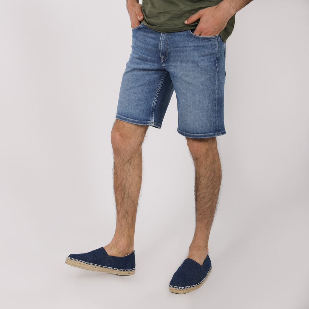Short jean slim homme sale